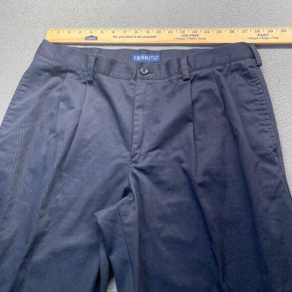 Izod , Bundle Of Two Dress Pants Mens Size 36X30,Pleated,Classic Fit,Cotton - Picture 4 of 12